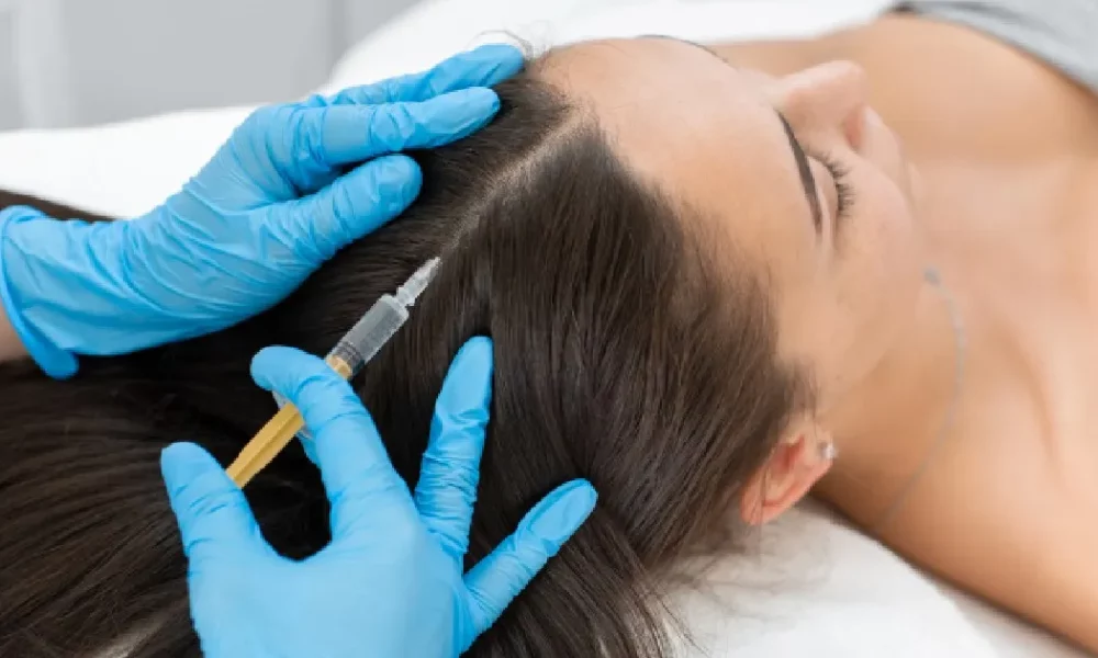 Women reeiving Hair Loss Treatment in Sparta, NJ